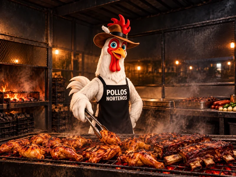 Parrillada de Pollos Norte&ntilde;os con pollo y carnes al carb&oacute;n
