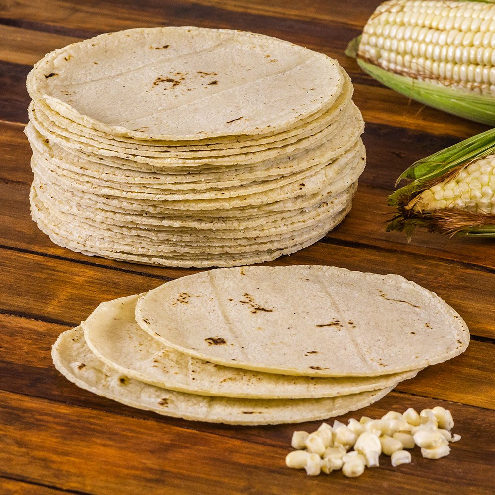 Paquete de tortillas de maíz
